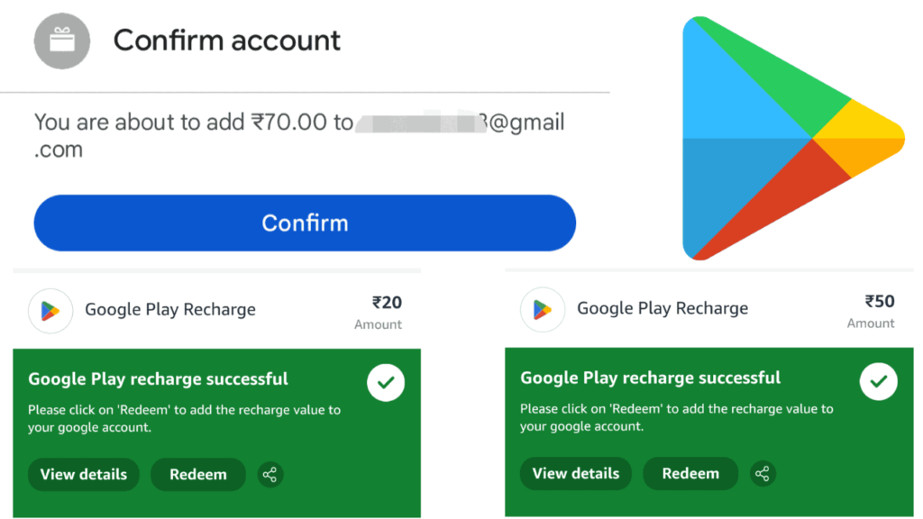 Google Play Store Gift Codes Proof