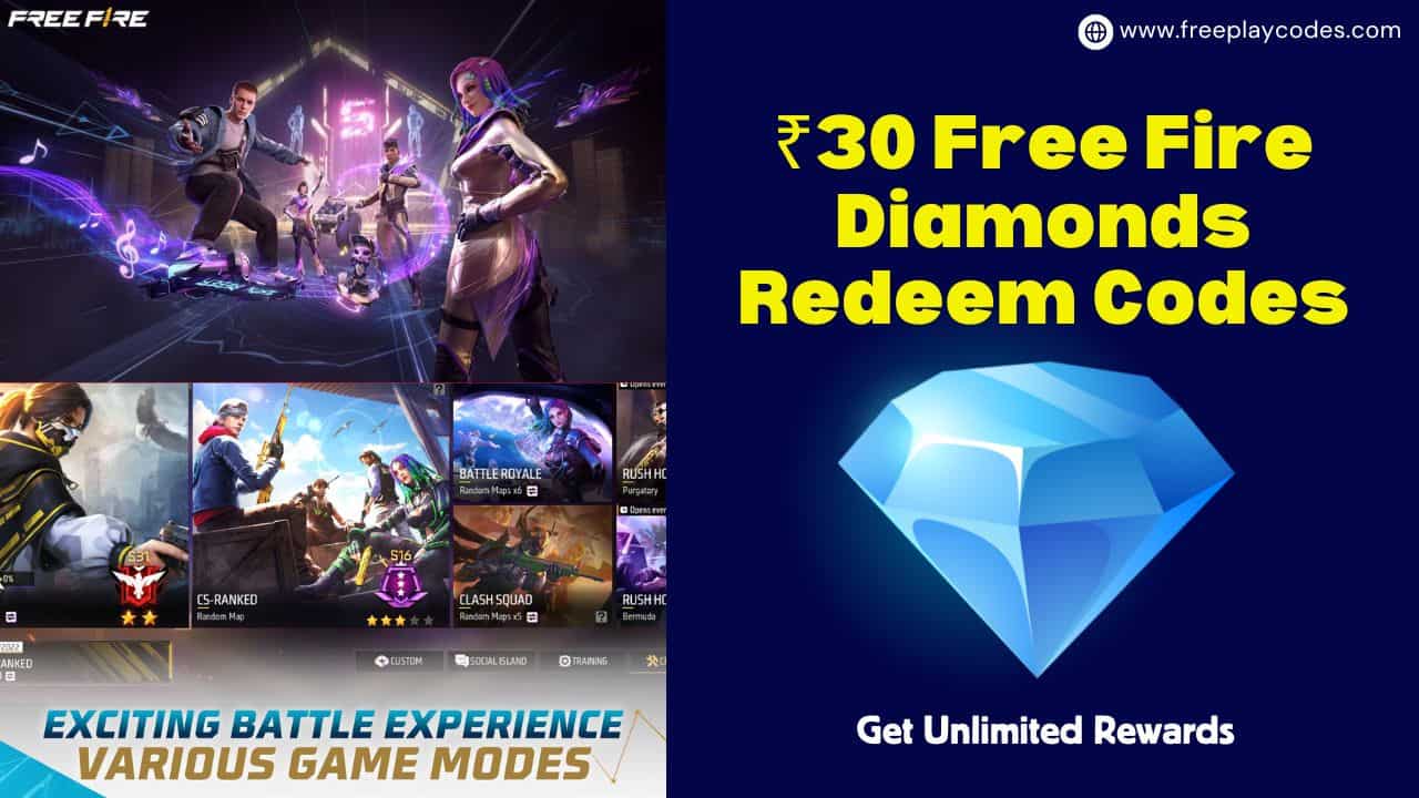Free Fire redeem code today India server